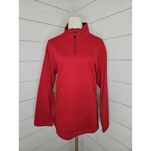 NWT Pacer large red 1/4 zip heavyweight sweatshirt